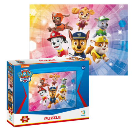 Puzzle "Echipa de salvare", seria Patrula cățelușilor, 60 elem.