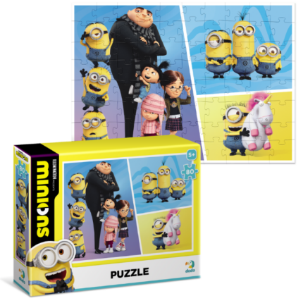 Puzzle "O echipă", seria Minions, 80 elem.