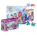 Puzzle-mini «Noua generație», seria My Little Pony, 35 elem. Personajele vii și scenele magice din noua generație de ponei le vor aduce copiilor multe momente de distracție și un timp plăcut. Calitate excelentă și detalii colorate pentru o asamblare interesantă.