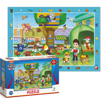 Puzzle "Distracție de vară", seria Patrula cățelușilor, 50  elem.