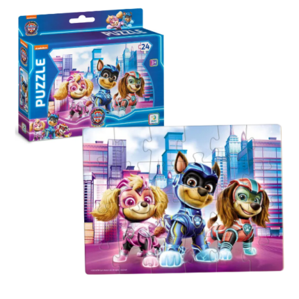 Puzzle educațional "Paw Patrol: Împreună cu prietenii", 24 el.