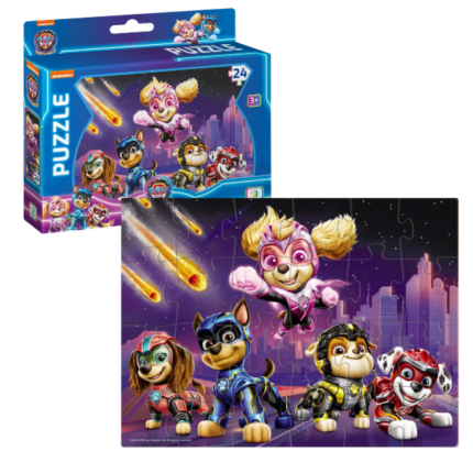 Puzzle educațional "Paw Patrol: Înainte către aventuri", 24 el.