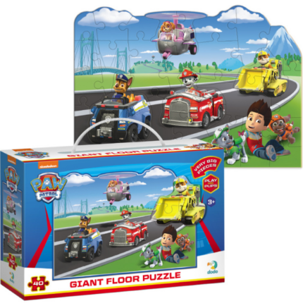 Puzzle mare de podea, seria Patrula cățelușilor, 40 elem.