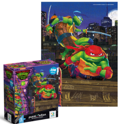 Puzzle "Leonardo și Raphael", seria Țestoasele Ninja, 250 elem.