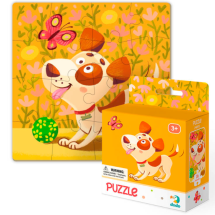 Puzzle "Cățeluș", 16 elemente.
