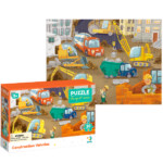 Puzzle «La șantier de construcții», 30 elem. Puzzle "La șantier de construcții" nu este doar un joc fascinant și o distracție plăcută, ci o activitate care dezvoltă copilul în toate sensurile. În primul rând, promovează dezvoltarea gândirii logice, spațiale și imaginative, deoarece pentru a asambla o imagine completă trebuie să se ia în considerare imaginea de ansamblu, forma elementelor și secvența asamblării lor. În plus, dezvoltă abilitățile motorii fine și coordonarea mișcărilor - copilul învață să țină piesele mici și să le conecteze corect. Cu fiecare puzzle asamblat, mișcările sale devin mai precise și mai semnificative. De asemenea, îmbunătățește perfect atenția, antrenează memoria, dezvoltă fantezia și imaginația.Puzzle "La șantier de construcții" - luminos, fabricat din carton durabil și convenabil de jucat. În timpul jocului, copilul reprezintă mental imaginea care urmează să fie asamblată și păstrează această imagine în memorie pe tot parcursul asamblării puzzle-ului. Acest joc interesant dezvoltă calități precum atenția, răbdarea și diligența copilului.