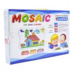 Set de joc „Mozaica pentru cei mici” 350 elem. „Mozaic pentru cei mici” este cea mai bună jucărie pentru dezvoltarea imaginației creative a copilului.În set: 	350 pin-uri de 25 mm. 	dimensiunea terenului de joc 290x205mm. 	culori strălucitoare și saturate. 	pin-uri prezentate în 6 culori. 	ambalaj din carton comod.Jocul cu mozaica antrenează: motricitate fină și gândire logică.Le face cunoștință celor mici copii cu forme și culori.Dezvolta: imaginația și logica.Joaca! Învăța! Dezvolta!