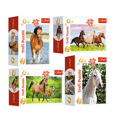 Puzzle 54 mini - The world of horses