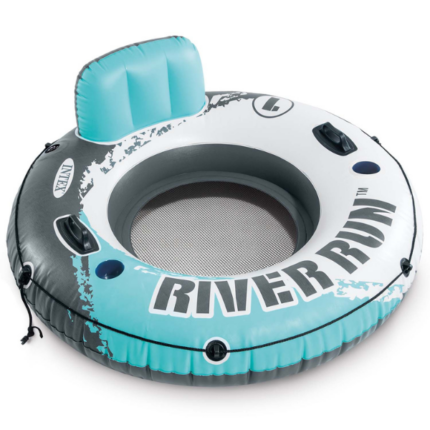 INTEX Cerc gonflabil “River run” cu mînere și suport spate, D 135 cm, pînă la 100 kg