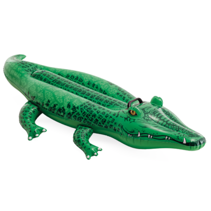 INTEX Plută-saltea gonflabilă “Crocodil” cu mâner, 168х86 cm, până la 40 kg, 3+