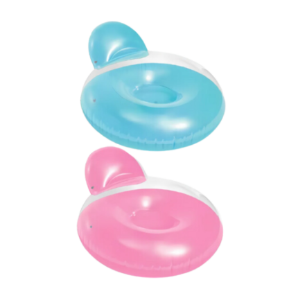 INTEX Şezlong-cerc gonflabil pentru înot 137х122 cm, 14+, până la 100 kg, 2 culori