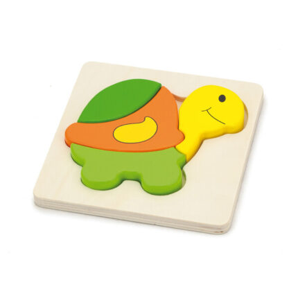 Mini puzzle cu diferite forme "Broasca țestoasă"