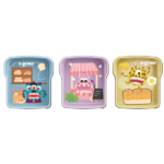 Set 3 caserole, multicolore, 3 x 300 ml Setul de 3 caserole alimentare cu capac de 300 ml este o opțiune ideală pentru păstrarea și transportul mâncării în mod sigur și eficient. Aceste caserole sunt proiectate cu atenție pentru a vă ajuta să vă mențineți mâncarea proaspătă și sigură, fără să vă faceți griji cu privire la substanțele chimice dăunătoare, deoarece sunt fabricate fără BPA. Capacul caserolei este transparent, astfel încât puteți vedea cu ușurință interiorul.Caracteristici: 	Capacitate: 300 ml (fiecare caserolă)Se recomandă curățarea produsului după fiecare utilizare. Nu folosiți un burete sau o cremă de curățare abrazivă pentru a evita deteriorarea produsului. Spălați cu grijă și păstrați produsul într-un loc bine ventilat.Evitați apropierea de foc sau temperaturi înalte pentru a preveni deformarea caserolelor.