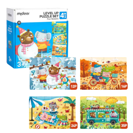 Seria de puzzle-uri „Cele Patru Anotimpuri”, 4 în 1