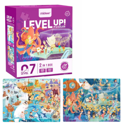 Seria de puzzle-uri „Cântecul mării”, 2 în 1, nivelul 7