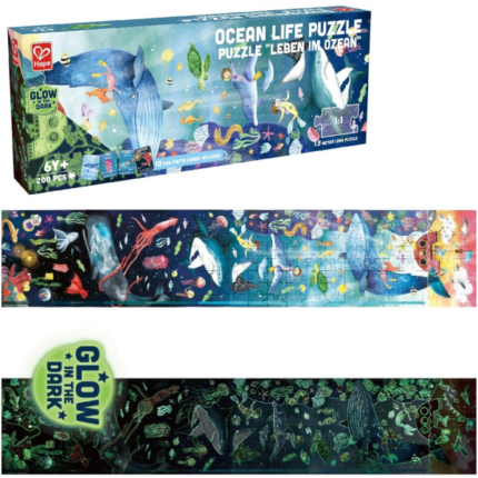 Puzzle 1,5 m "Viața în ocean", 200 elem.