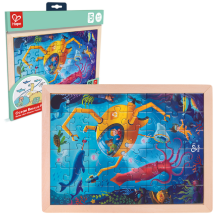 Puzzle 2 în 1 "Călătorie subacvatică"