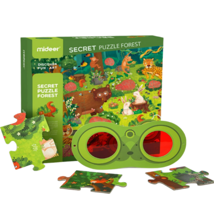 Puzzle cu taine „Pădurea”, 35 elem.