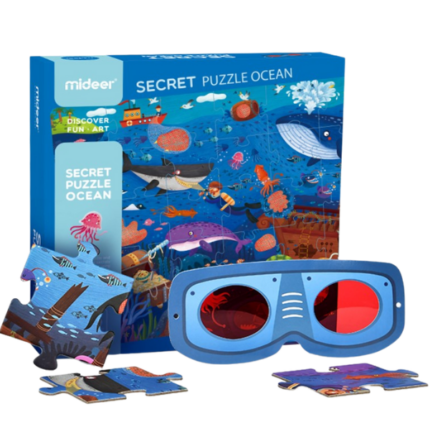 Puzzle cu taine „Oceanul”, 35 elem.