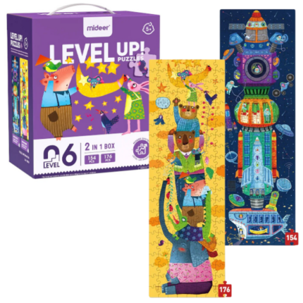 Seria de puzzle-uri „Lumea imaginaţiei”, 2 în 1, nivelul 6