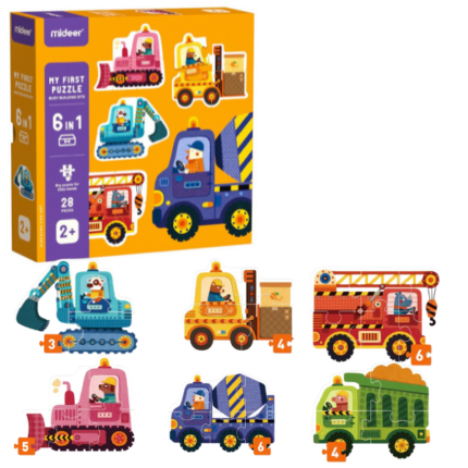 Primul puzzle „Șantier de construcție"