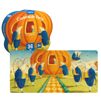 Puzzle cu basme ilustrate „Petrecerea Cenușăresei”, 36 elem.