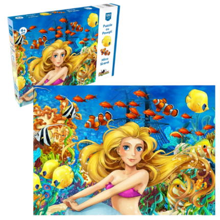 Puzzle " Mica Sirenă", 100 de piese