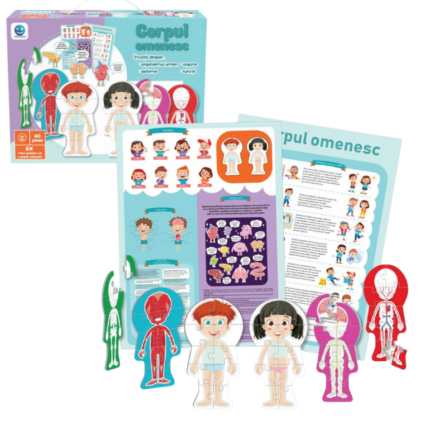 Puzzle ”Corpul omenesc”, 60 elem. (ro)