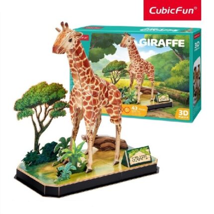 3D puzzle "Girafa", 43 elemente