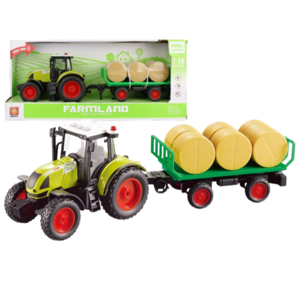 1:16 Инерционный трактор "Trailered Farm Tractor"