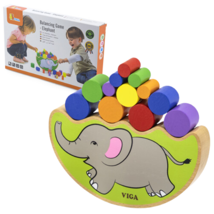 Деревянная игра-баланс "Слон"