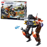 Set de construcție «Robot-Patrula», 174 elemente. Constructorul “Robotul de patrulare” este un set captivant de asamblare care permite construirea unui robot de patrulare protector! Setul include 174 de piese, din care se poate construi un robot de înaltă tehnologie cu părți mobile. Acest constructor dezvoltă gândirea spațială, abilitățile motorii și atenția la detalii, stimulând imaginația copilului și oferindu-i posibilitatea de a crea propriul robot de patrulare. O alegere perfectă pentru copiii interesați de robotică și care iubesc să asambleze modele.