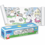 Poster de colorat pentru copii «La plimbare cu familia», seria Peppa Pig, 70 cm Posterul gigant de colorat pentru copii "La plimbare cu familia" din seria Peppa Pig este distracția perfectă pentru cel mic. Cu această minunată carte de colorat de 70 × 16 cm, copilul tău va face cunoștință cu toate personajele sale preferate: Peppa, George, Mama Piggy și Papa Pig.Această carte lungă de colorat îi va oferi copilului dvs. o mulțime de momente distractive pentru creativitate și dezvoltare. În timp ce copilul dvs. colorează, se va putea cufunda în lumea magică a lui Peppa Pig și a prietenilor ei, creându-și propriile aventuri și povești.Lăsați-l pe cel mic să se bucure de joaca cu culorile și să-și dezvolte abilitățile creative cu personajele preferate ale lui Peppa Pig!