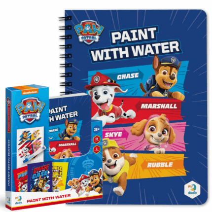 Set de colorat cu apă «Cățeluși», seria Patrula cățelușilor, 8 pagini Bine ați venit în lumea Patrula cățelușilor cu setul de colorat!Set de colorat cu apă "Cățeluși", seria Patrula cățelușilor, 8 pagini - Aceasta este o jucărie creativă fascinantă pentru copii, în care magia se dezvăluie prin interacțiunea imaginilor cu apa.Setul include cărți speciale cu imagini care devin vizibile atunci când intră în contact cu apa. Copiii pot folosi un marker special umplut cu apă pentru a desena imaginile. Acest proces captivant stimulează creativitatea și îi ajută pe copii să descopere lumea magică a artei.