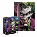 Puzzle Joker, seria DC Easy-S Batman, 150 elem. Descoperă lumea supereroilor cu puzzle-ul DoDo DC Easy-S Batman Joker! Cu 150 de piese, acest puzzle este ideal pentru copiii de la 8 ani, dezvoltând gândirea logică și concentrarea. Designul viu colorat cu imaginea lui Joker va aduce bucurie și va fi o completare excelentă pentru camera copilului.​Caracteristici: 	Număr de piese: 150 	Dimensiunea puzzle-ului asamblat: 32 × 23 cm 	Dimensiunea ambalajului: 15 × 6 × 18 cm 	Material: carton 	Tematică: benzi desenate, DC Comics 	Vârstă recomandată: de la 8 la 13 ani