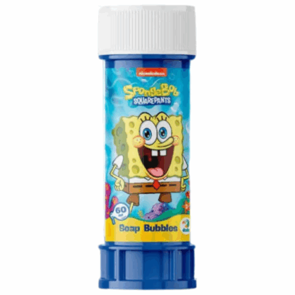 Baloane de săpun «SpongeBob», 60 ml Scufundă-te într-o lume a distracției cu baloanele de săpun "SpongeBob"!Copiii pur și simplu adoră să se joace cu aceste bule, care le aduc o distracție și o bucurie incredibile.Lăsați-i pe cei mici să se cufunde în lumea minunată a jocului cu baloanele noastre de săpun SpongeBob și vedeți-i cum se distrează și zâmbesc