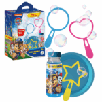 Set mini baloane de săpun «Patrula Căţeluşilor», 150 ml Oferă bucurie copilului tău cu setul mini de baloane de săpun „Patrula Căţeluşilor”! Designul vesel cu căţeluşi adorabili atrage atenţia celor mici, iar soluţia de calitate (150 ml) creează baloane rezistente şi colorate. Ideal pentru joacă în aer liber, petreceri sau cadouri distractive.Caracteristici: 	Design colorat cu căţeluşi simpatici 	Volum: 150 ml 	Recomandat copiilor de la 3 ani 	Soluţie sigură şi hipoalergenică