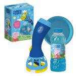 Suflantă cu bule «Purcelușa Peppa», 450 ml Scufundă-te într-o lume a distracției cu baloanele de săpun Purcelușa Peppa!Copiii pur și simplu adoră să se joace cu aceste bule, care le aduc o distracție și o bucurie incredibile.Lăsați-i pe cei mici să se cufunde în lumea minunată a jocului cu baloanele noastre de săpun Purcelușa Peppa și vedeți-i cum se distrează și zâmbesc