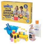 Fabrica DIY de Săpun Lichid Nikola Tesla Introdu-le copiilor lumea chimiei și creativității cu setul "Make Your Own Liquid Soap" de la Nikola Tesla.Acest kit captivant le permite tinerilor oameni de știință să-și creeze propriul săpun lichid, combinând distracția cu educația și stimulând interesul pentru subiectele STEM. Perfect pentru învățarea practică, acest set combină culoarea, parfumul și experimentarea pentru o experiență minunată de fabricare a săpunului.Caracteristici cheie: 	Include soluție pentru săpun, colorant, esență și agenți de îngroșare pentru creații personalizate de săpun 	Echipat cu probete, baloane de laborator și o sticlă pentru săpun lichid pentru a simula o experiență de laborator miniaturală 	Sigur și potrivit pentru copii de 6 ani și peste, cu ochelari de protecție pentru siguranță suplimentară 	Promovează gândirea științifică, creativitatea și dezvoltarea abilităților motorii fine 	Sprijină învățarea STEM, încurajând curiozitatea și experimentarea într-un mediu sigur și controlatUn set ideal pentru copiii curioși, acest kit pentru fabricarea săpunului lichid face știința plăcută, sigură și interactivă.