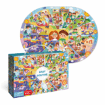 Puzzle «Rutina zilnică», seria Puzzle-uri educative, 100 piese Puzzle-ul „Rutina zilnică” de la Dodo le oferă copiilor o modalitate distractivă de a învăța cum decurge o zi obișnuită — de la trezire până la culcare.Ilustrația este împărțită în secțiuni viu colorate care prezintă diferite momente ale zilei: igienă de dimineață, școală, joacă, masă, relaxare și somn.Asamblarea puzzle-ului dezvoltă memoria, gândirea logică, motricitatea fină și înțelegerea noțiunii de timp.Caracteristici: 	Număr de piese: 100 	Dimensiune puzzle asamblat: 33 × 45 cm 	Dimensiune cutie: 15,5 × 7 × 24 cm 	Vârsta recomandată: 5+ ani 	Brand: Dodo 	Seria: Puzzle-uri educativePerfect pentru învățare prin joc și formarea unor obiceiuri zilnice sănătoase!