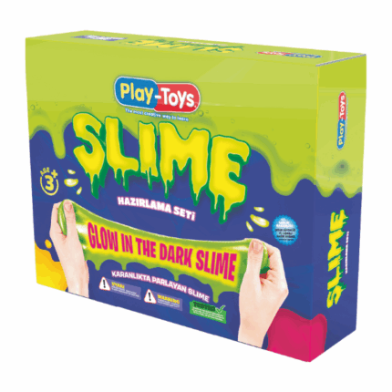 DIY Слайм Набор Светящийся в Темноте Набор Play Toys Glow in the Dark Slime DIY привносит веселье и светящийся элемент в процесс создания слайма.Дети будут в восторге от того, как смешивают и создают слайм, который светится в темноте, добавляя дополнительный элемент волнения в свои творения. Этот набор способствует практическому исследованию и сенсорной игре, создавая уникальный опыт для юных творцов.Ключевые особенности: 	Набор DIY для создания светящегося в темноте слайма 	Занимает детей увлекательной креативной деятельностью с эффектом свечения 	Развивает сенсорные навыки, креативность и концентрацию 	Безопасен, нетоксичен и сертифицирован для STEM, предлагая образовательное развлечение 	Идеален для игр как днем, так и ночьюПозвольте вашему ребенку насладиться магией светящегося в темноте слайма с этим увлекательным и безопасным набором, который сочетает веселье с обучением.
