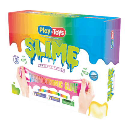 Setul DIY Slime Termocromic Setul Play Toys Thermochromic Slime DIY oferă o experiență unică de slime care își schimbă culoarea în funcție de temperatură, captivând tinerii oameni de știință.Acest set permite copiilor să creeze propriul slime termocromic, care își schimbă culoarea în funcție de temperatura, făcând timpul de joacă atât magic, cât și educativ.Caracteristici cheie: 	Slime termocromic care își schimbă culoarea în funcție de temperatură 	Set complet DIY pentru a crea slime interactiv și distractiv 	Încurajează explorarea senzorială, creativitatea și concentrarea 	Sigur, netoxic și aprobat STEM, ideal pentru micii învățăcei 	Ideal pentru copiii care iubesc știința și activitățile practiceAdăugați un strop de știință în timpul de joacă cu acest slime captivant, care își schimbă culoarea și stârnește curiozitatea și creativitatea fiecărui copil.