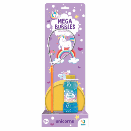 Set pentru baloane de săpun «Unicorni», 450 ml Scufundă-te într-o lume a distracției cu baloanele de săpun Unicorni!Copiii pur și simplu adoră să se joace cu aceste bule, care le aduc o distracție și o bucurie incredibile.Lăsați-i pe cei mici să se cufunde în lumea minunată a jocului cu baloanele noastre de săpun Unicorni și vedeți-i cum se distrează și zâmbescSetul conține: 	soluție cu săpun, volum de 450 ml 	tăviță 	un băț cu sfoară, cu o buclă