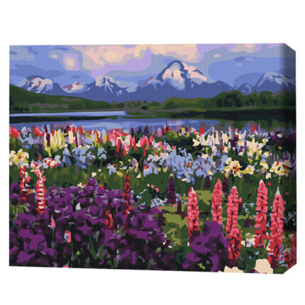 Pictură pe numere 40*50 сm (în cutie) – Valea florilor de câmp