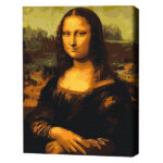 Pictură pe numere 40х50 cm (fără cutie) — Mona Lisa Setul include:• pânză de bumbac cu o diagramă numerotată a imaginii, pe o ramă de lemn• 3 perii de diferite grosimi• vopsele acrilice numerotate• monturi pentru fixare pe perete