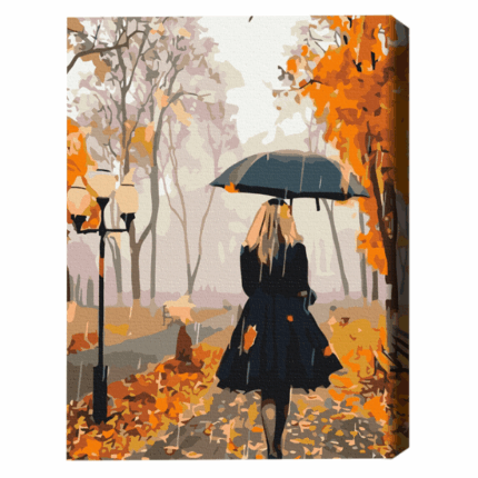 Pictură pe numere 40*50 cm (fără cutie) – Străin în toamnă