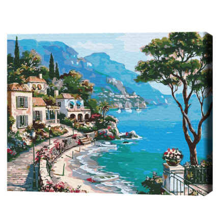 Pictură pe numere 30х40 cm (fără cutie)  - Terasament italian