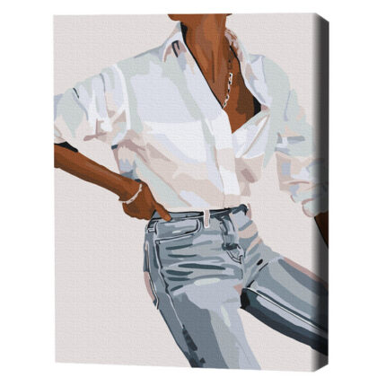 Pictură pe numere 40х50 cm (fără cutie) –  Armonie elegantă