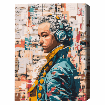 Pictură pe numere 40*50 cm (în cutie) – Mozart modern