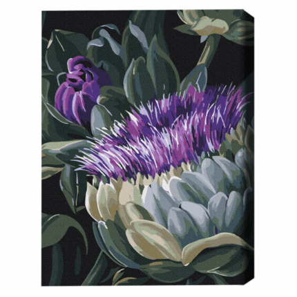 Pictură pe numere 40×50 (fără cutie) – Flori ciudate, Yana Biluhina